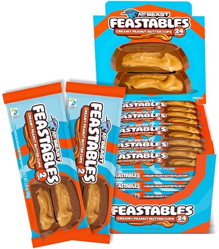 Amazon.com : MrBeast Feastables Milk Chocolate Crunch Bar, Full